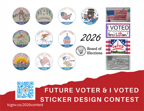 14 election sticker designs with QR code