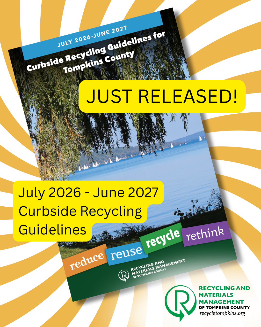 cover of the 2026-2027 curbside recycling guidelines