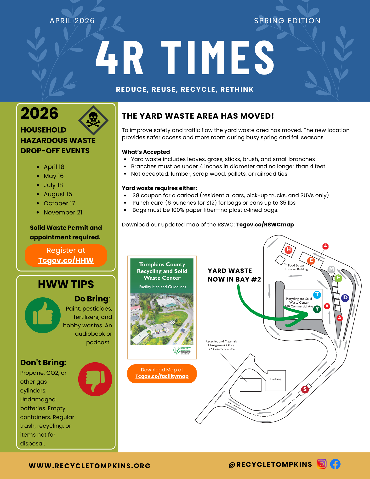 first page of the spring 2026 newsletter