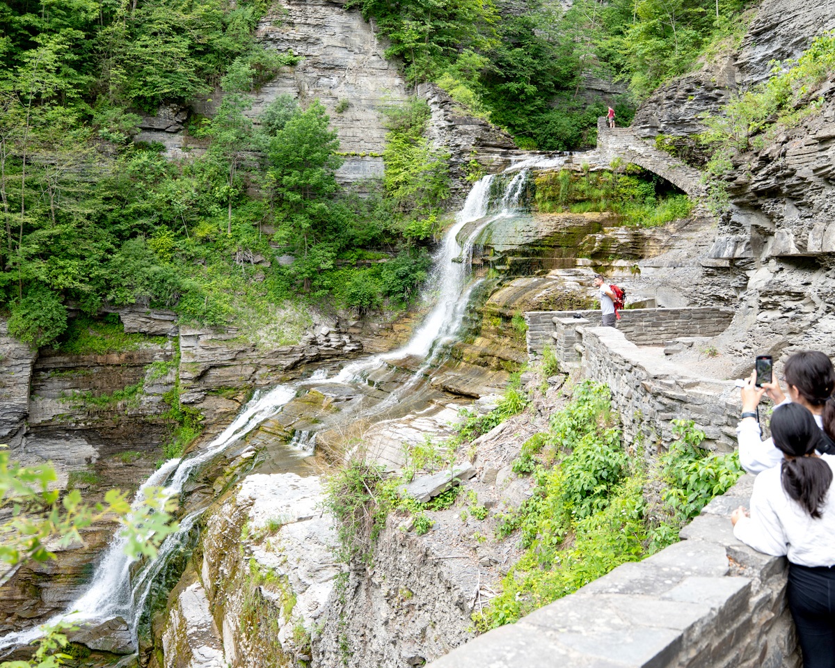 Waterfall Trail in Tompkins County
