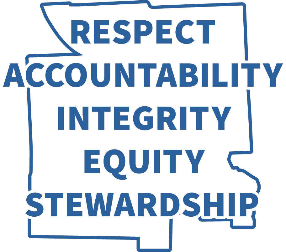 Tompkins County Value Statement Respect Accountability Integrity Equity Stewardship