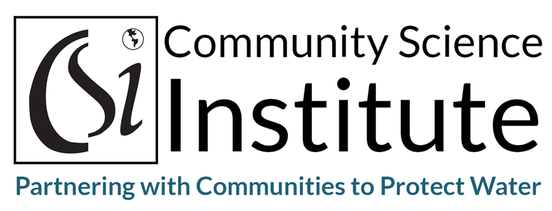 Horizonal logo for CSI, the Community Science Institute in Ithaca