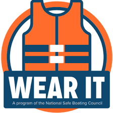 Boating Safety image with life vest.