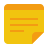 Yellow sticky note icon