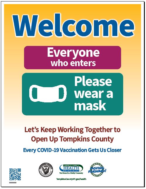 Everyone please wear a mask sign -- image