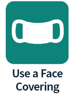 Face mask icon -- Use a Face Covering