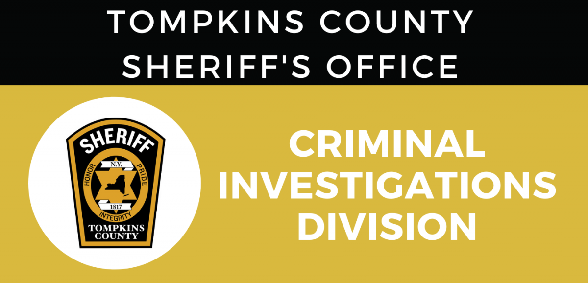 Criminal Investigations DivisionText with Sheriff Patch