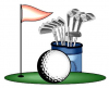 Golf Clubs cartoon