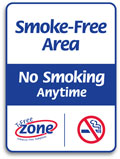Generic Smoke-free area sign 2011