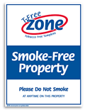 Smokefree Property sign
